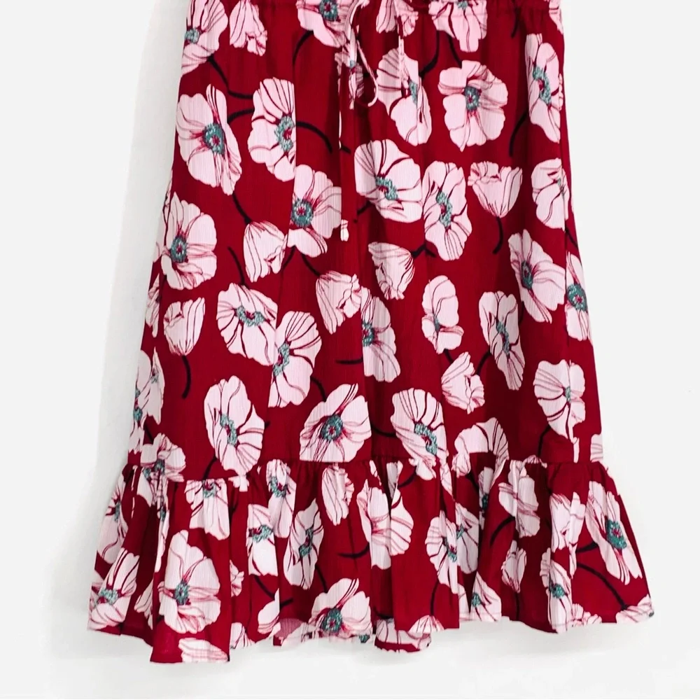 Modcloth As You Love It Floral Ruffle Dress Size Small